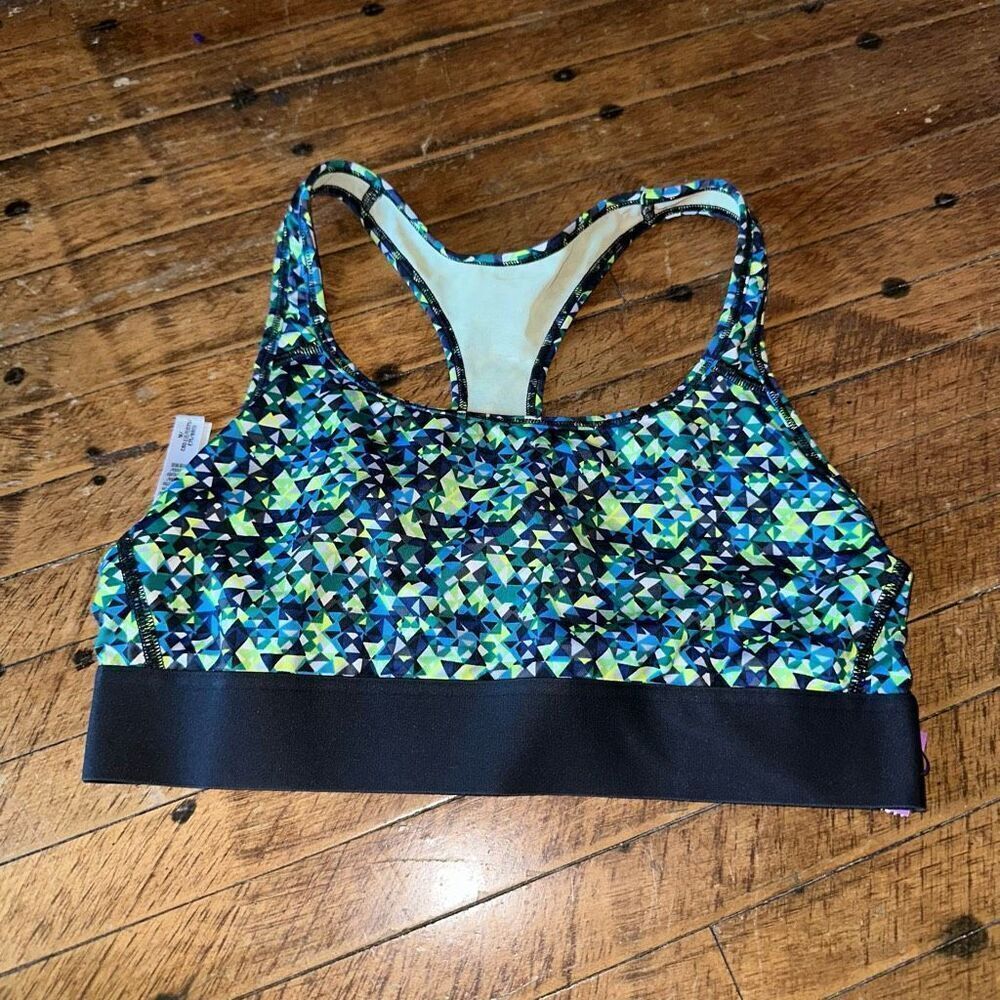 Victoria’s Sport M geometric racerback workout sports bra